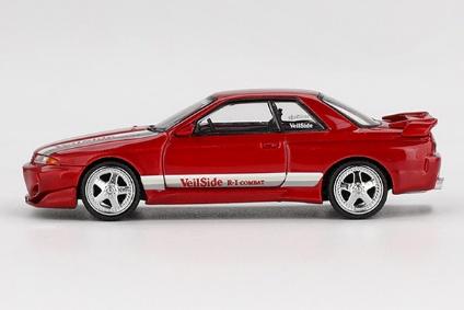 MINI GT MGT00987-R 1/64 Nissan スカイライン GT-R R32 Veilside コンバット C-I ジェムレッド(右ハンドル)