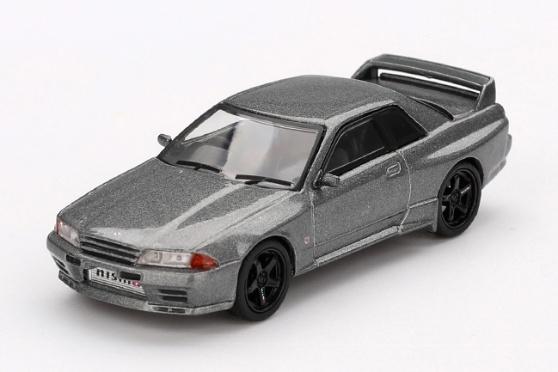 MINI GT MGT01024-R 1/64 Nissan スカイライン GT-R (NISMO BNR32 CRS Version) ダークメタルグレー(右ハンドル)