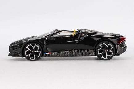 MINI GT MGT01058-L 1/64 ブガッティ W16 ミストラル ブラック(左ハンドル)