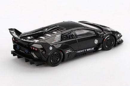 【2025年10月以降発売予定】 MINI GT MGT01053-L 1/64 ランボルギーニ LB-Silhouette WORKS MURCIELAGO GT Evo Black(左ハンドル)