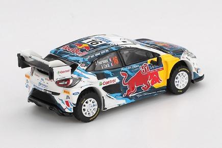 【2025年10月以降発売予定】 MINI GT MGT01074-L 1/64 フォード Puma Rally1 ラリー・フィンランド 2024 3位入賞車 #16 M-Sport Ford WRT(左ハンドル)