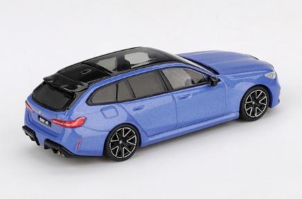 【2025年11月以降発売予定】 MINI GT MGT01080-R 1/64 BMW M5 ツーリング (G99) マリーナベイブルーメタリック(右ハンドル)
