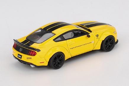 【2025年11月以降発売予定】 MINI GT MGT01077-L 1/64 LB★WORKS フォード マスタング トリプルイエロー(左ハンドル)
