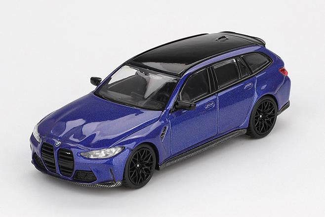 MINI GT MGT01090-L 1/64 BMW M3 コンペティション ツーリング ポルティマオブルーメタリック(左ハンドル)