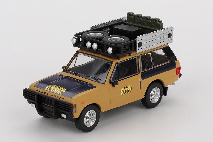 MINI GT MGT01144-L 1/64 レンジ ローバー 1981 キャメルトロフィー スマトラ 優勝車 C.Swoboda & K.Mentel(左ハンドル)