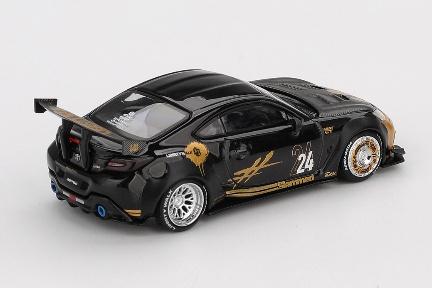 MINI GT MGT01149-R 1/64 Toyota GR86 LB★Nation ブラック/ゴールド(右ハンドル)