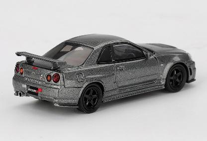 MINI GT MGT01160-R 1/64 Nissan スカイライン GT-R ダークメタルグレー (NISMO BNR34 CRS バージョン)(右ハンドル)