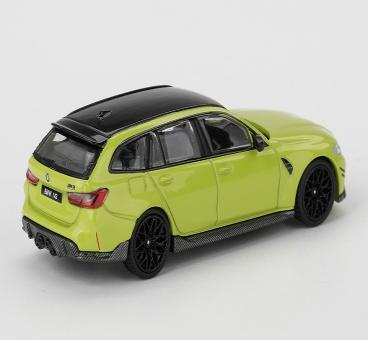 MINI GT MGT01102-L 1/64 BMW M3 Mパフォーマンス ツーリング サンパウロイエロー(左ハンドル)