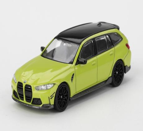 MINI GT MGT01102-L 1/64 BMW M3 Mパフォーマンス ツーリング サンパウロイエロー(左ハンドル)