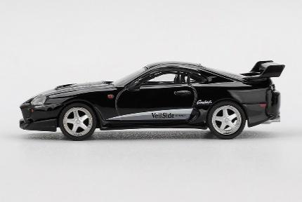 【2026年6月以降発売予定】 MINI GT MGT01107-L 1/64 Toyota スープラ VeilSide コンバット V-Ⅱ ブラック(左ハンドル)