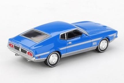 【2026年6月以降発売予定】 MINI GT MGT01138-L 1/64 フォード マスタング マッハ1 1971 グラバーブルー(左ハンドル)
