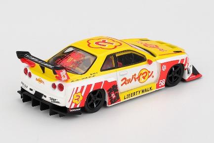 【2026年7月以降発売予定】 MINI GT MGT01204-R 1/64 Nissan LB-ER34 Super Silhouette スッパイマン 沖縄(右ハンドル)