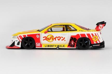【2026年7月以降発売予定】 MINI GT MGT01204-R 1/64 Nissan LB-ER34 Super Silhouette スッパイマン 沖縄(右ハンドル)