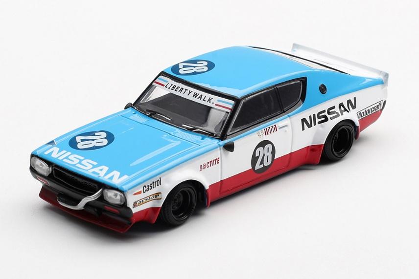MINI GT MGT01212-R 1/64 Nissan スカイライン ケンメリ リバティーウォーク Nissan Racing '75 コンセプト(右ハンドル)