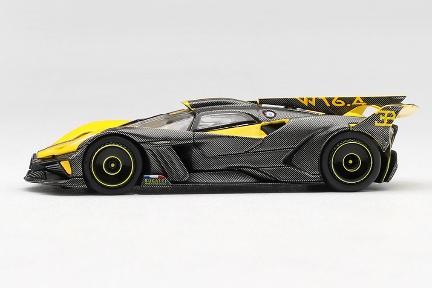 【2026年10月以降発売予定】 MINI GT MGT01229-L 1/64 ブガッティ ボライド イエロー(左ハンドル)