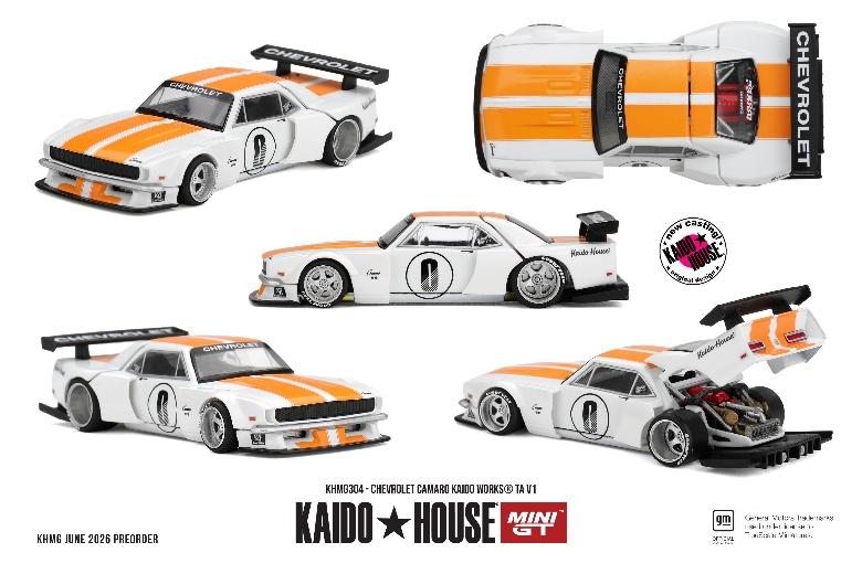 2026年11月以降発売予定】 MINI GT KHMG304 1/64 シボレー カマロ