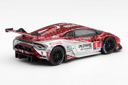 【2026年10月発売予定】 MINI GT MGT01327-L 1/64 ランボルギーニ ウラカン GT3 EVO2 IMSA WeatherTech GTD Pro 2025 #9 Pfaff Motorsports