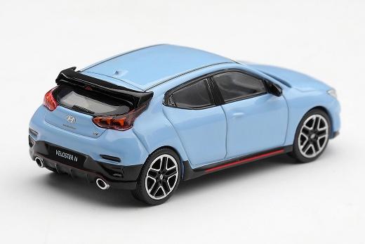 【2026年11月以降発売予定】 MINI GT MGT01346-L 1/64 Hyundai Veloster N Performance Blue LHD Korea Exclusive