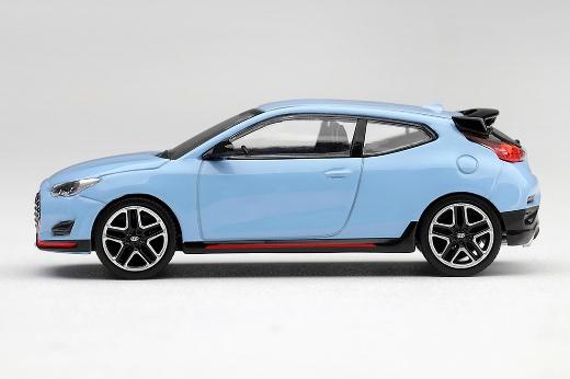 【2026年11月以降発売予定】 MINI GT MGT01346-L 1/64 Hyundai Veloster N Performance Blue LHD Korea Exclusive