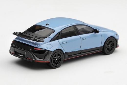 【2026年11月以降発売予定】 MINI GT MGT01344-L 1/64 Hyundai IONIQ 6 N Performance Blue Pearl LHD Korea Exclusive
