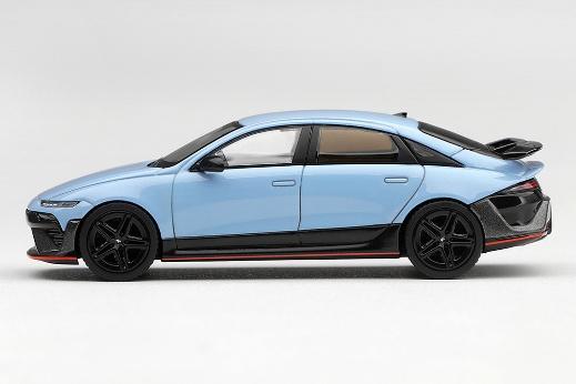 【2026年11月以降発売予定】 MINI GT MGT01344-L 1/64 Hyundai IONIQ 6 N Performance Blue Pearl LHD Korea Exclusive