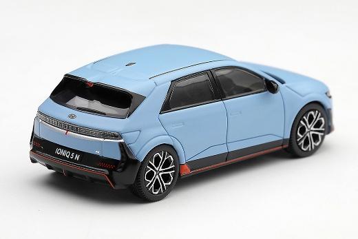 【2026年11月以降発売予定】 MINI GT MGT01345-L 1/64 Hyundai IONIQ 5 N Performance Blue Matte LHD Korea Exclusive