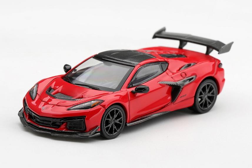 【2027年4月以降発売予定】 MINI GT MGT01420-L 1/64 Chevrolet Corvette ZR1 Torch Red LHD