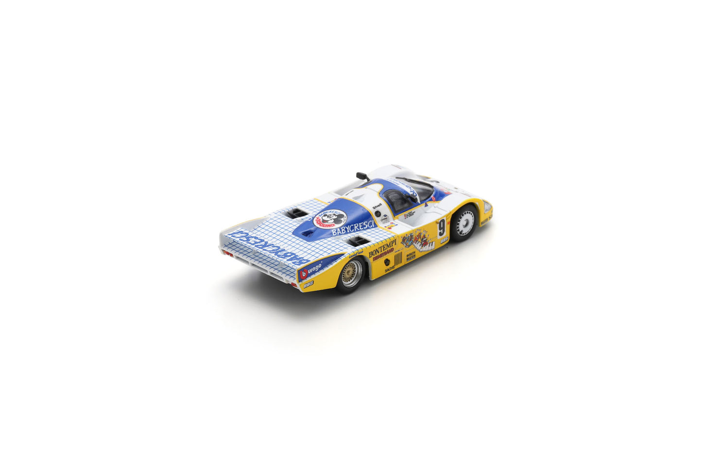 Spark Y325 1/64 Porsche 956 No.9 5th Le Mans 1986 J. Laessig – F. Maria Ballabio – D. Wood