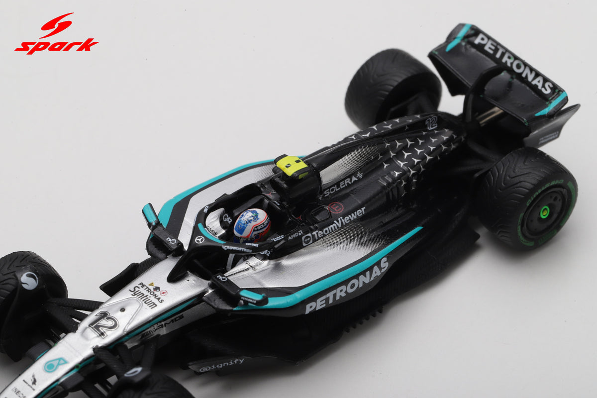 Spark Y421 1/64 Mercedes W16 No.12 Mercedes-AMG PETRONAS Formula One Team 4th Australian GP 2025 Kimi Antonelli