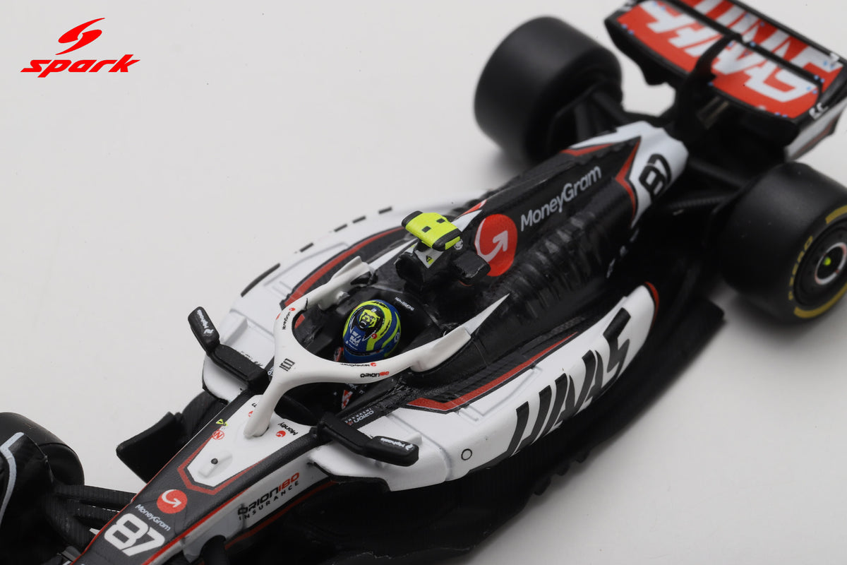 Spark Y435 1/64 Haas VF-25 No.87 MoneyGram Haas F1 Team 8th Chinese GP 2025 Oliver Bearman