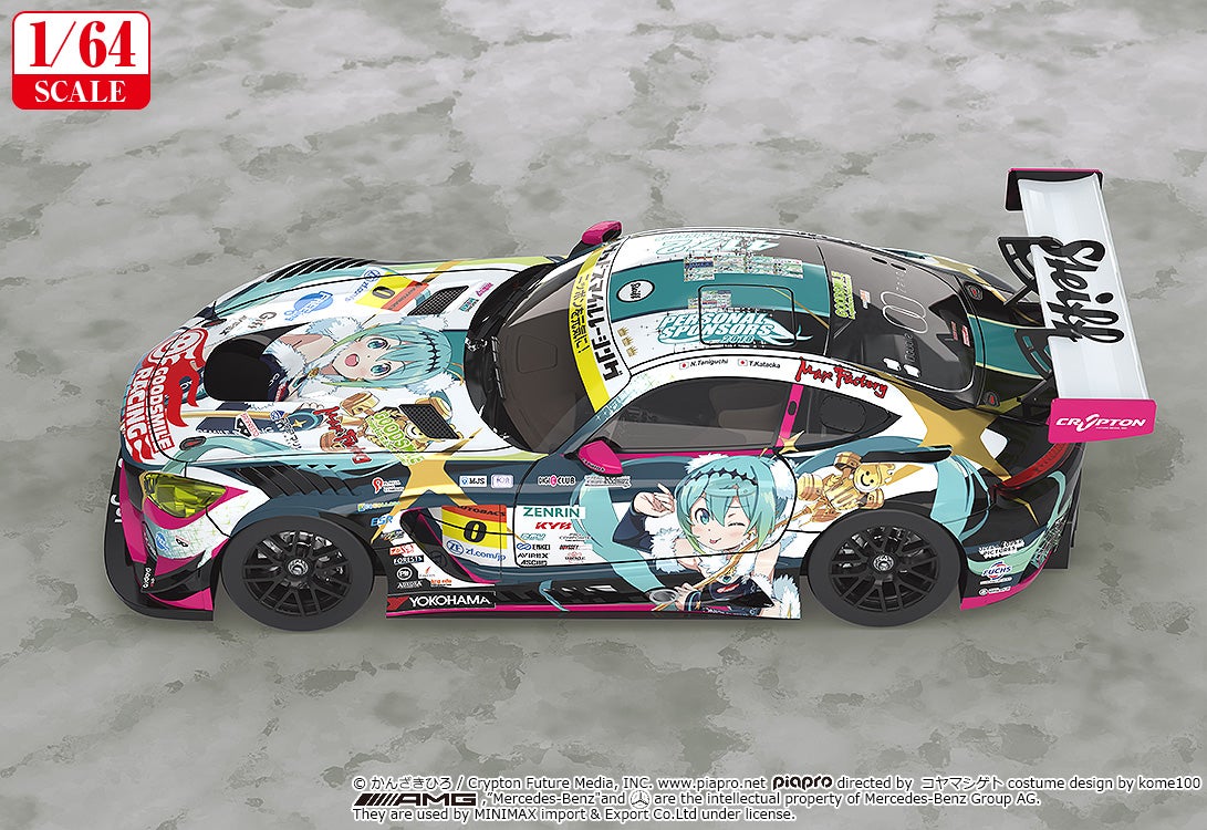 【2027年05月発売予定】グッドスマイルレーシング 1/64 グッドスマイル 初音ミク AMG 2018 SUPER GT Ver.