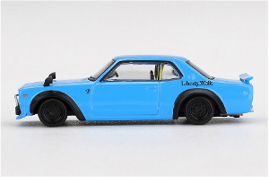 【2026年5月以降発売予定】 MINI GT MGT01169-R 1/64 Nissan LB★Nation ハコスカ ベビーブルー(右ハンドル)
