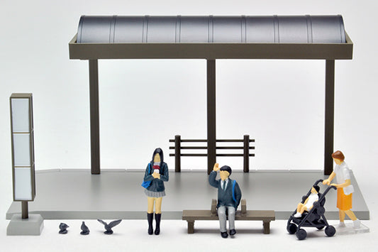 トミカリミテッドヴィンテージ NEO 1/64 ジオコレ64 #カースナップ05a バス停