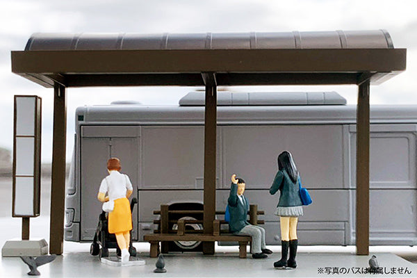 トミカリミテッドヴィンテージ NEO 1/64 ジオコレ64 #カースナップ05a バス停