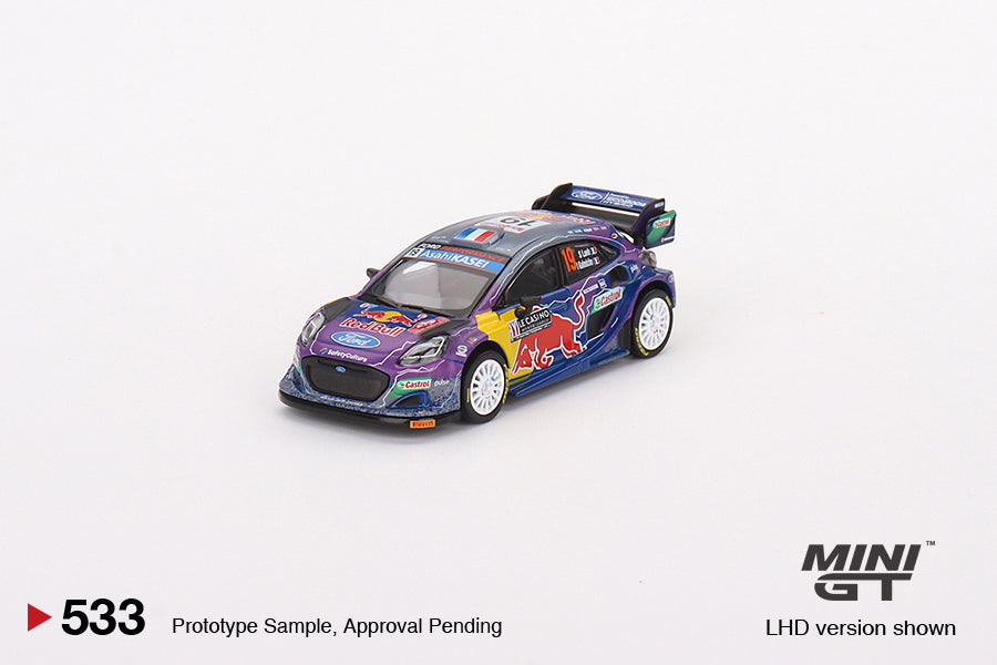 MINI GT MGT00533-L 1/64 フォード プーマ Rally1 モンテカルロラリー