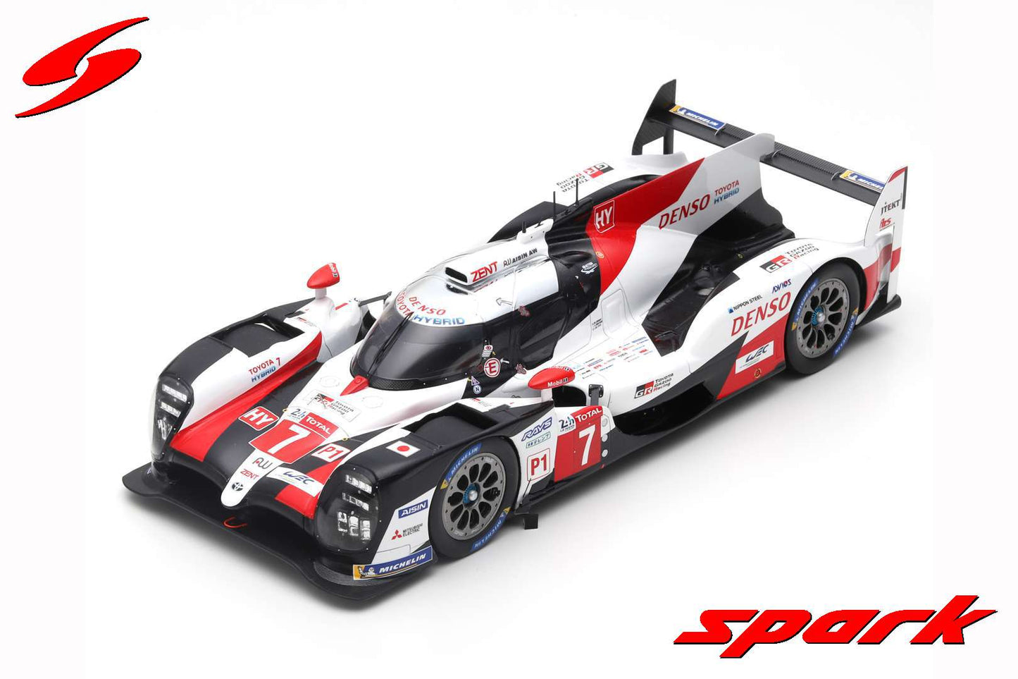 Spark 18S426 1/18 TOYOTA TS050 HYBRID No.7 TOYOTA GAZOO Racing 2nd 24H Le Mans 2019 M. Conway - K. Kobayashi - J. M. López