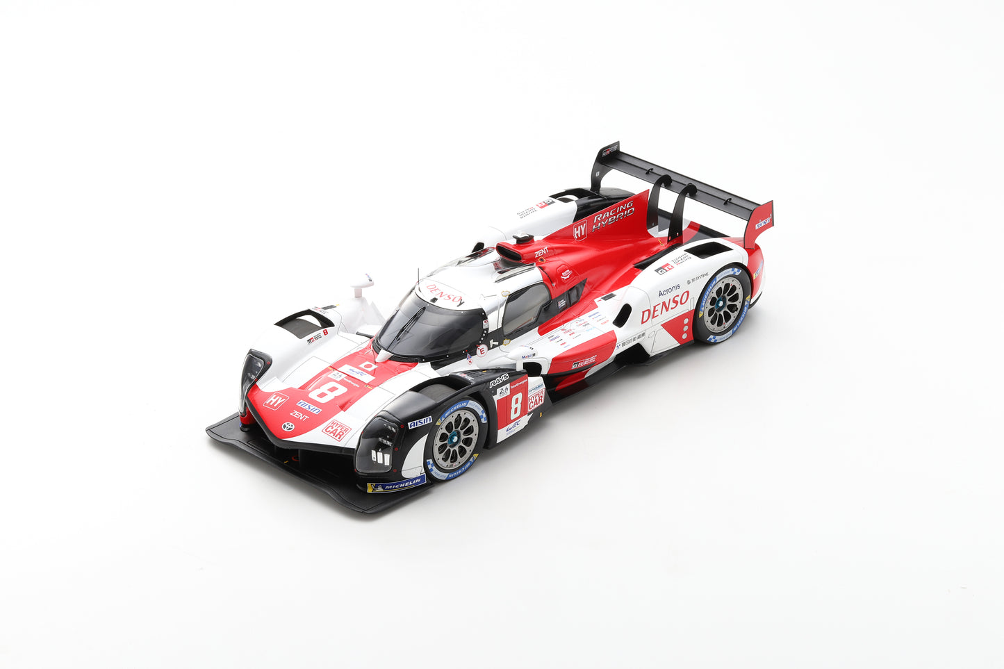Spark 18S690 1/18 TOYOTA GR010 HYBRID No.8 TOYOTA GAZOO Racing 2nd 24H Le Mans 2021 S. Buemi - K. Nakajima - B. Hartley