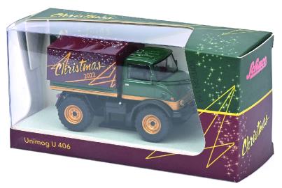 Schuco 452036300 1/64 Unimog U406 CHRISTMAS