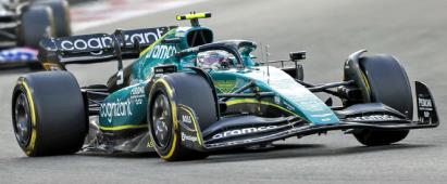 Spark S8552 1/43 Aston Martin AMR22 No.5 Aston Martin Aramco Cognizant F1 Team Abu Dhabi GP 2022 "Last Race" Sebastian Vettel