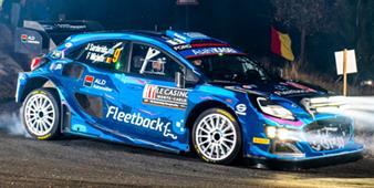 Spark S6717 1/43 Ford Puma Rally1 No.9 M-SPORT Ford World Rally Team Rally Monte Carlo 2023 J. Serderidis - M. Frédéric