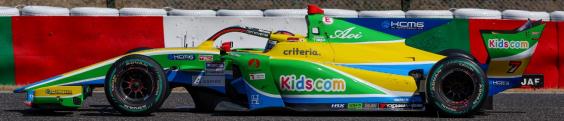 Spark SFJ007 1/43 Kids com KCMG Cayman SF23 No.7 Kids com Team KCMG TRD 01F Super Formula 2023Kamui Kobayashi