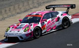 Spark SGT017 1/43 HOPPY Porsche No.25 HOPPY team TSUCHIYA GT300 SUPER GT 2021 Takamitsu Matsui - Kimiya Sato