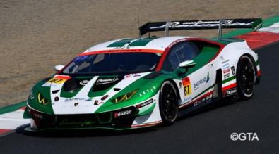 Spark SGT039 1/43 Bamboo Airways Lamborghini GT3 No.87 JLOC GT300 SUPER GT 2022 Kosuke Matsuura - Natsu Sakaguchi