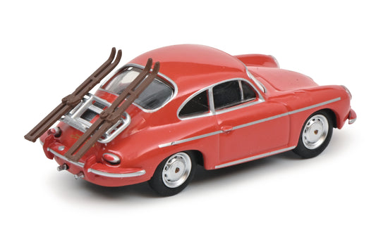 Schuco 452034900 1/64 Porsche 356 SKI-Holidays