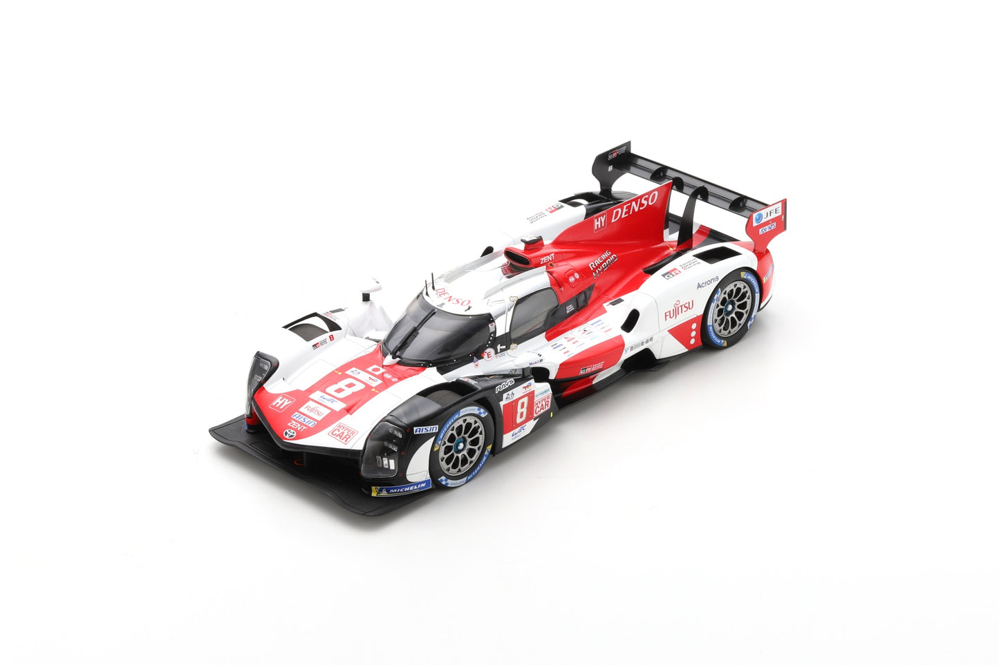 Spark 18LM22 1/18 TOYOTA GR010 HYBRID No.8 TOYOTA GAZOO Racing Winner 24H Le Mans 2022 S. Buemi - R. Hirakawa - B. Hartley
