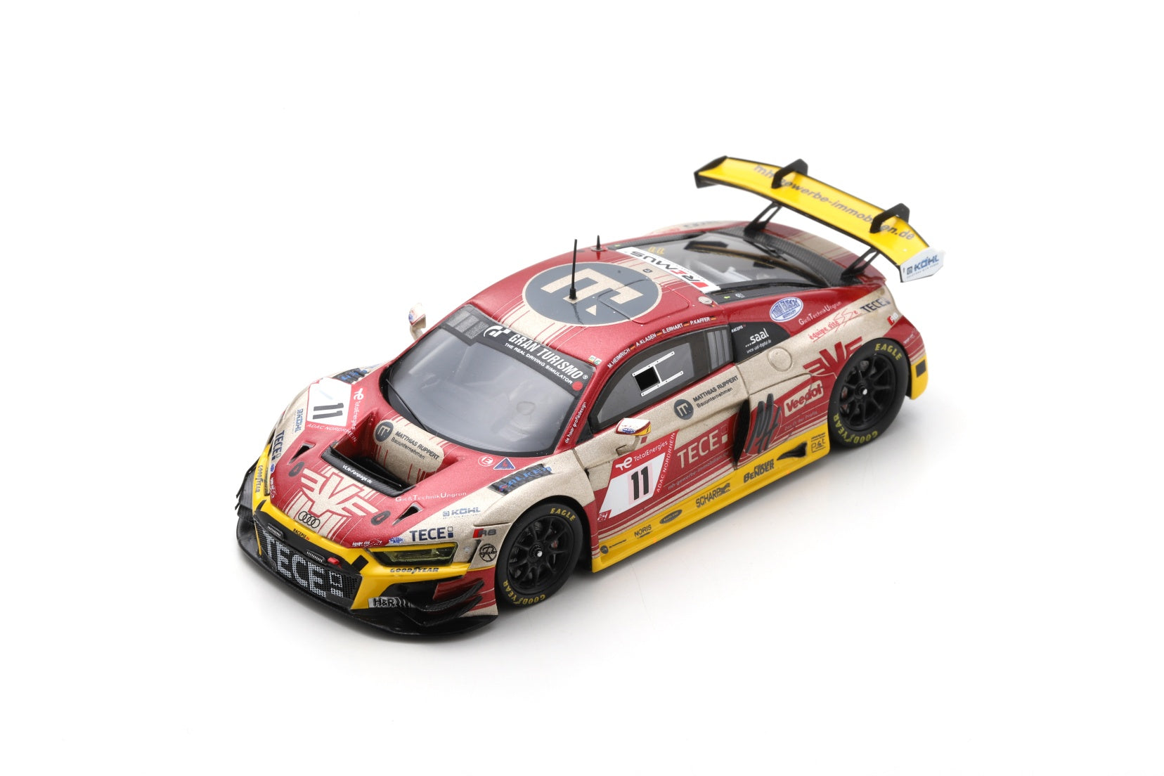 1/43 アウディR8 LMS ディーラー特注モデル - ミニカー