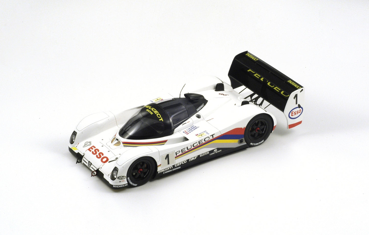 【2026年6月発売予定】 Spark 43LM92 1/43 Peugeot 905 No.1 Winner 24H Le Mans 1992 M. Blundell - Y. Dalmas - D. Warwick