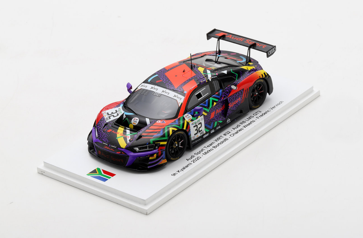 Spark FF007 1/43 Audi R8 LMS - #32 - Audi Sport Team WRT - Mirko Bortolotti, Charles Weerts, Frederic Vervisch - 9h Kyalami 2020(特注品)