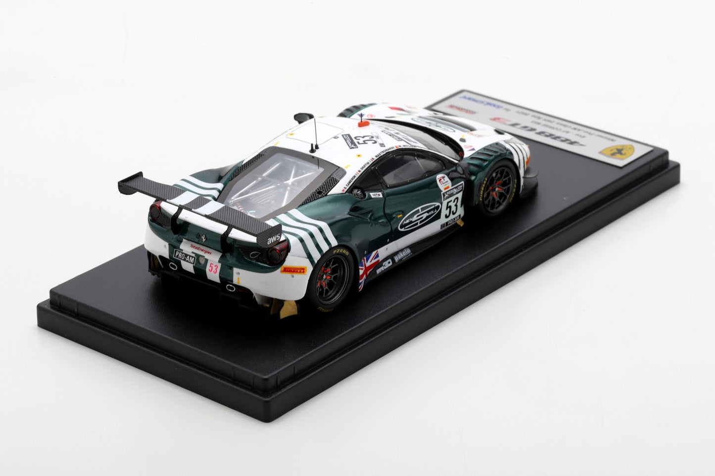 Looksmart LSRC104 1/43 Ferrari 488 GT3 No.53 AF Corse Winner PRO-AM class 24H Spa 2021 D. Cameron - R. Mastronardi - M. Griffin - M. Molina