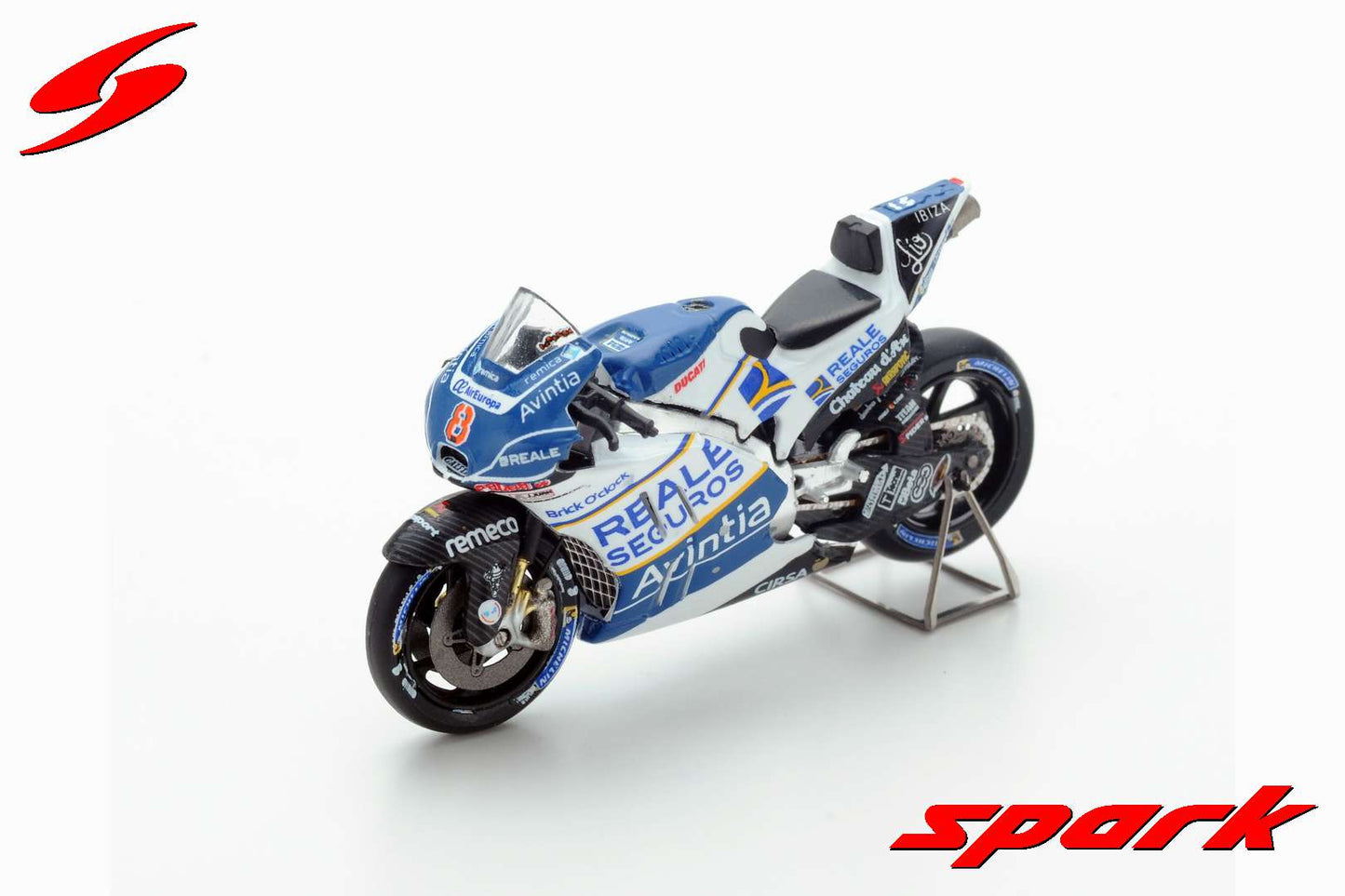 Spark M43024 1/43 Ducati GP16 No.8 - Reale Avintia Racing GP of Qatar 2017 Héctor Barberá